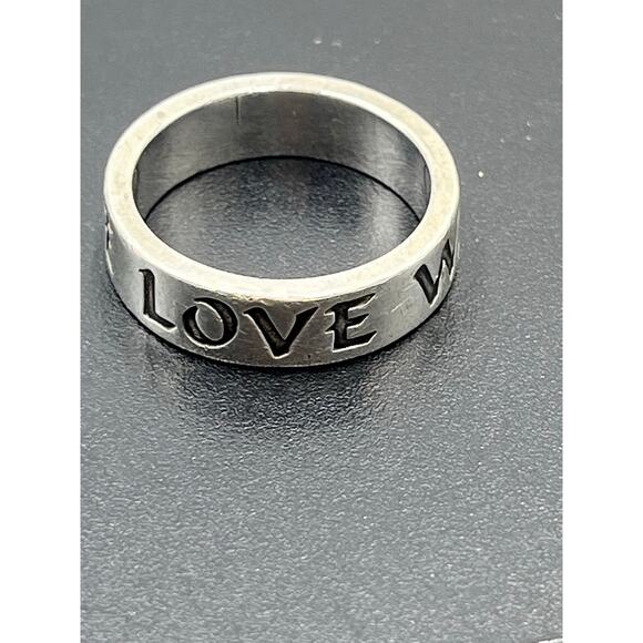 James Avery Sterling Silver True Love Waits Purity Cross Band Ring Sz Small 8.5 - Picture 9 of 11